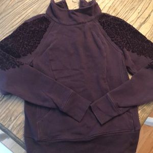Lululemon sweatshirt, eggplant.
